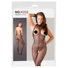 NO:XQSE - Macacão sexy com bojo para seios - preto (S-L)