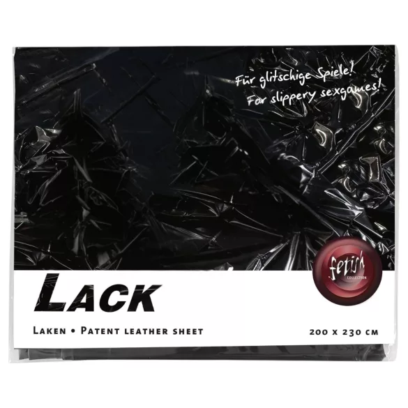 Fetiche - Lençol de laca - 200x230 cm (preto)