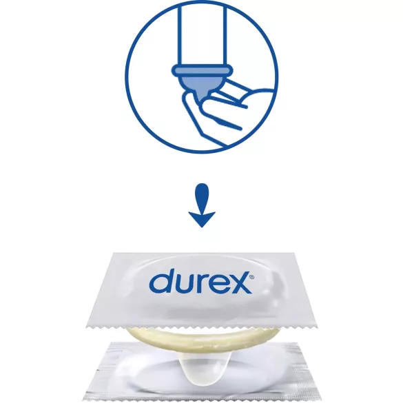 Durex - Preservativo ultra fino - sensação real - 3 unidades