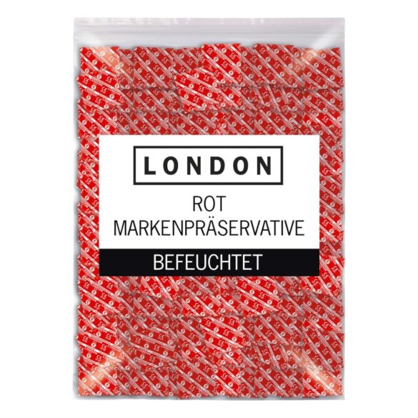 London - preservativo com sabor morango - 1000 unidades