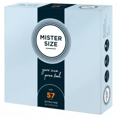   Mister Size - preservativo fino - 57mm - caixa com 36 unidades