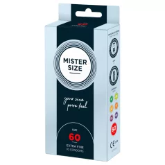   Mister Size - preservativo fino - 60mm - caixa com 10 unidades