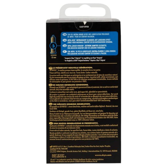Manix Skyn - preservativo ultrafino sem látex - caixa com 10 unidades