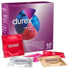   Durex Love Mix - preservativos sortidos - pacote com 40 unidades