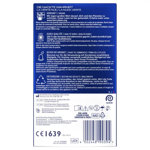 Durex Intense - Preservativos Orgasmic (22 unid.)