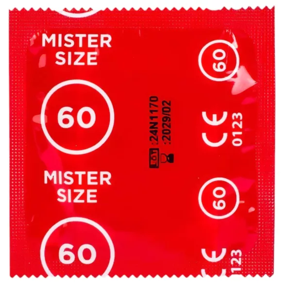 Mister Size - Preservativo teste com medidor de pênis - 3 unidades