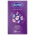 Durex Love Mix - preservativos sortidos - pacote com 18 unidades