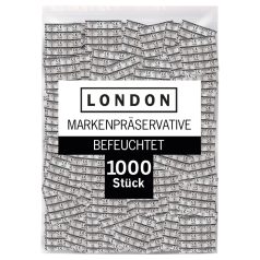 London - preservativo fino - caixa com 1000 unidades