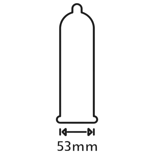 Secura Extra Fun - preservativo texturizado com pontos - 53mm - 12 unidades