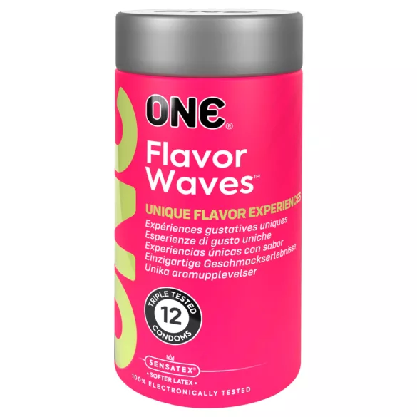 ONE - preservativo com sabor - sortido (12 unidades)