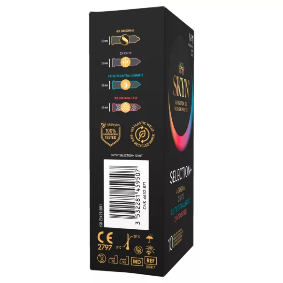SKYN Selection+ - seleção de preservativos sem látex (10 unid.)