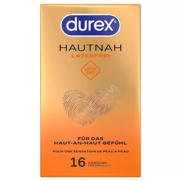 Durex Hautnah - preservativo sem látex - 16 unidades