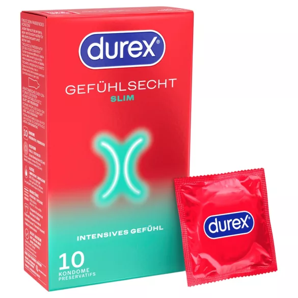Durex - Preservativos Slim (10 unid.)