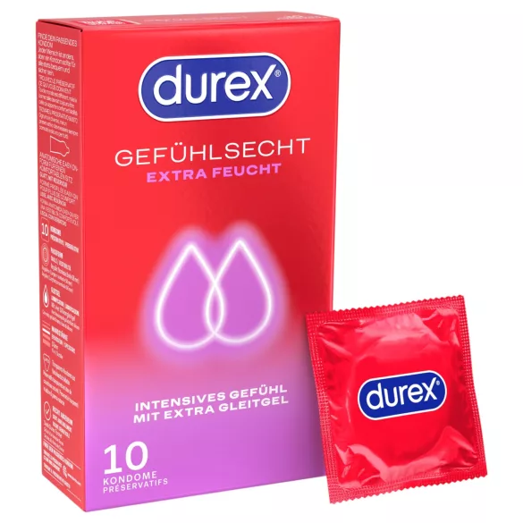 Durex - preservativos extra lubrificados (10 unid.)