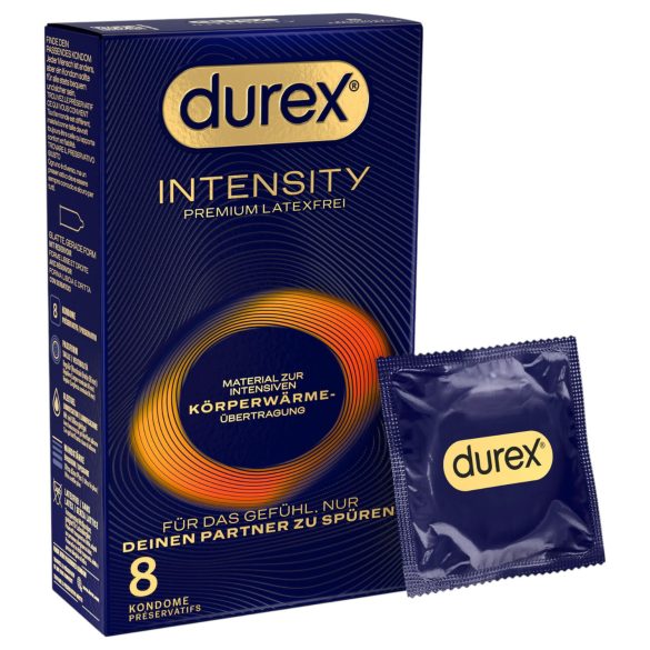 Durex Intensity - Preservativos finos e sem látex (8 unidades)