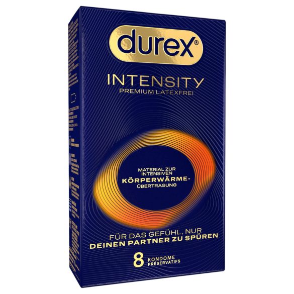 Durex Intensity - Preservativos finos e sem látex (8 unidades)