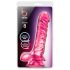 B Yours Basic 8 - dildo com escroto - 23cm - pink
