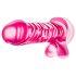 B Yours Basic 8 - dildo com escroto - 23cm - pink
