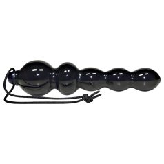   You2Toys Black Jack - dildo anal com esferas - silicone preto