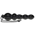 You2Toys Black Jack - dildo anal com esferas - silicone preto