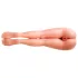 Pipedream - Fuck me silly 3 - masturbador em forma de corpo feminino com pernas (cor natural)