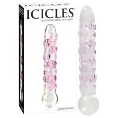 Icicles No. 7 - dildo de vidro com textura de pérolas