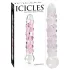 Icicles No. 7 - dildo de vidro com textura de pérolas