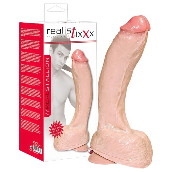 realistixxx - dildo grande realista - pele clara