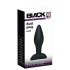 Black Velvets - plug anal pequeno - silicone preto