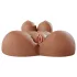 Fuck Me silly Sista - masturbador feminino torso realista marrom