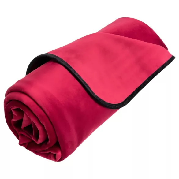 Liberator Fascinator Throw - manta impermeável para sexo - microfibra vermelha