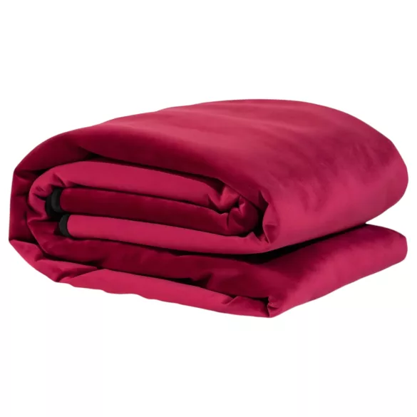 Liberator Fascinator Throw - manta impermeável para sexo - microfibra vermelha