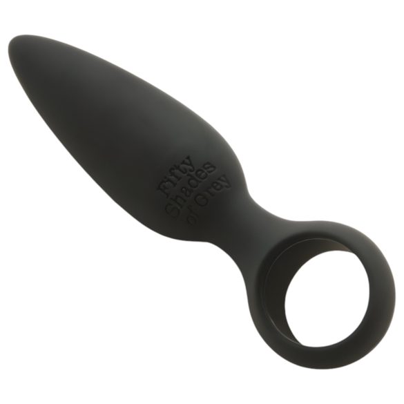 Fifty Shades of Grey - plug anal de dedo - silicone cinza