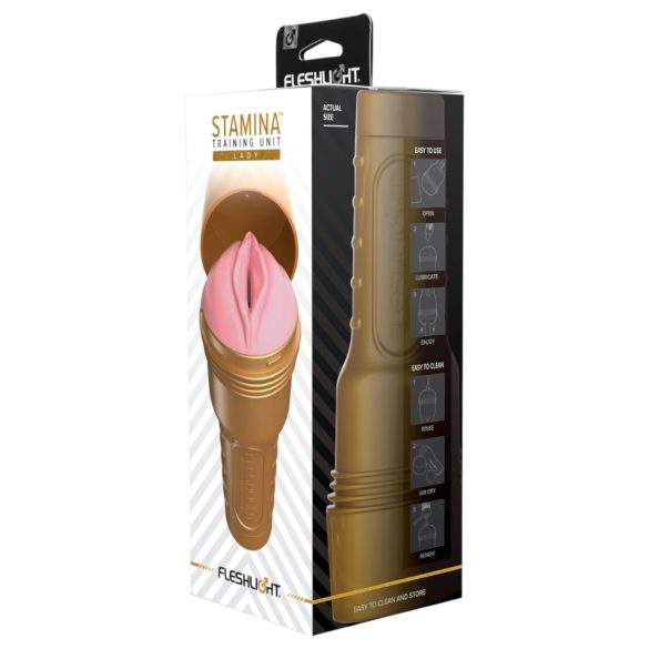 Fleshlight - masturbador vagina treinamento de resistência - cor rosa