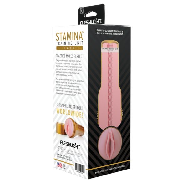 Fleshlight - masturbador vagina treinamento de resistência - cor rosa