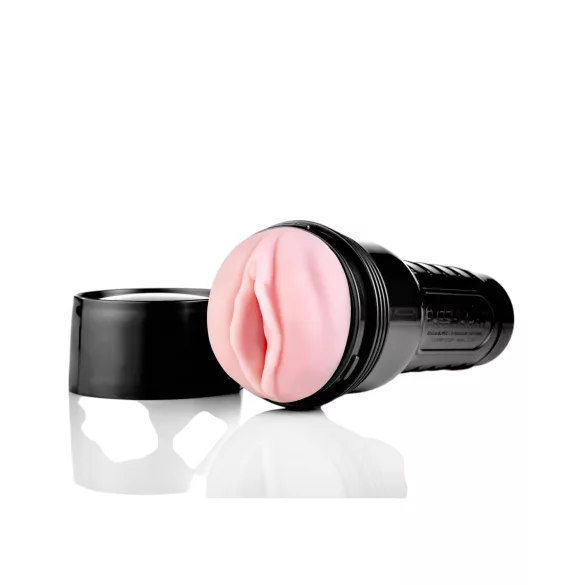 Fleshlight - masturbador vagina realística - textura espiral - cor rosa