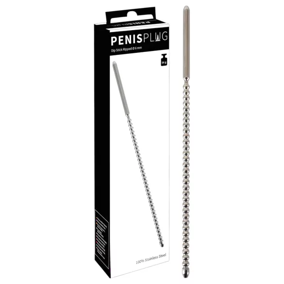 Sextreme - dilatador uretral com esfera - aço inoxidável 0,6cm