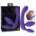 You2Toys - Triplo dildo acoplável sem arnês (roxo)