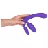 You2Toys - Triplo dildo acoplável sem arnês (roxo)