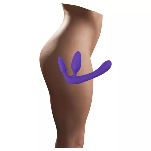 You2Toys - Triplo dildo acoplável sem arnês (roxo)