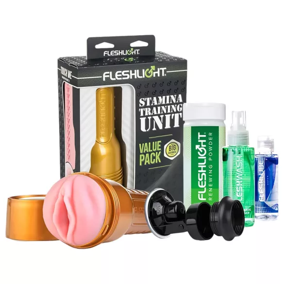 Fleshlight - masturbador masculino - kit treinamento de resistência - 5 peças