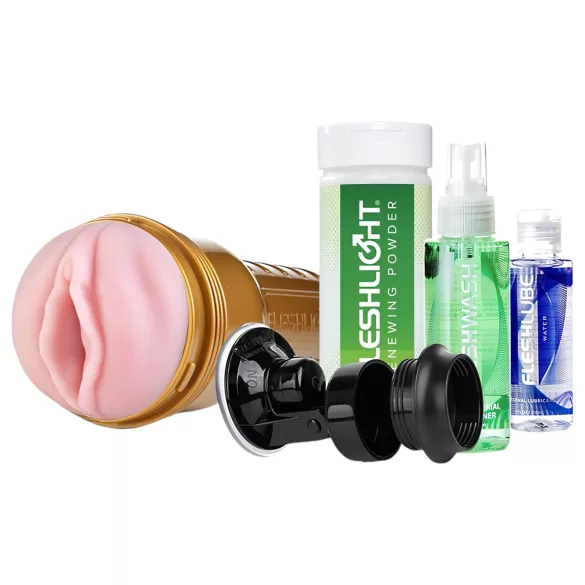 Fleshlight - masturbador masculino - kit treinamento de resistência - 5 peças