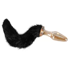 You2Toys - plug anal de vidro com cauda de gatinho