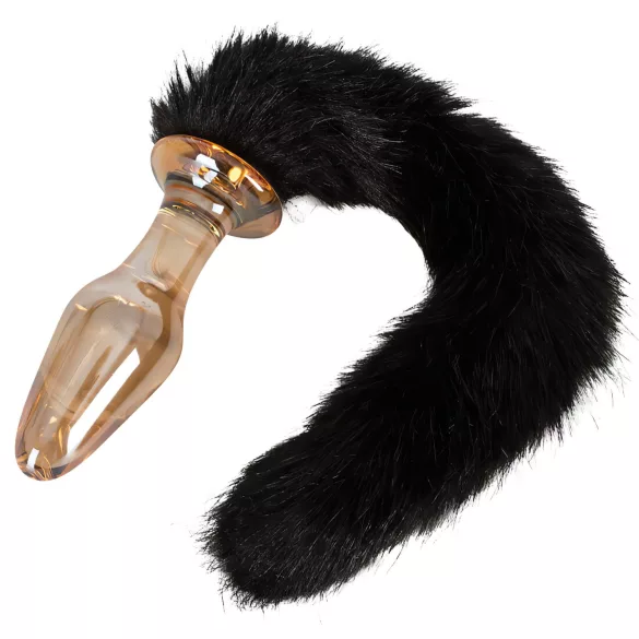 You2Toys - plug anal de vidro com cauda de gato