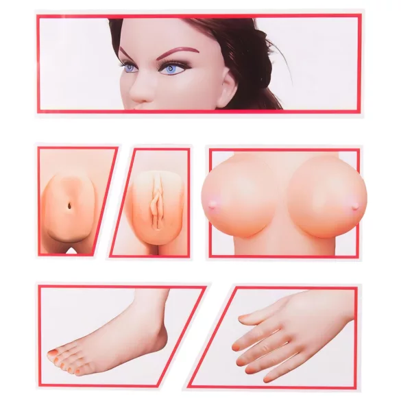 Suzie Carina - boneca inflável feminina