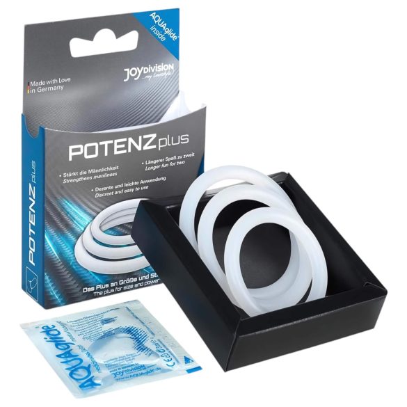 POTENZplus - anel peniano - conjunto com 3 unidades