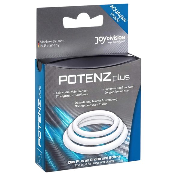 POTENZplus - anel peniano - conjunto com 3 unidades