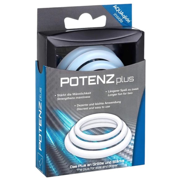 POTENZplus - anel peniano - conjunto com 3 unidades