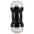 You2Toys - Vagina e Bumbum - duplo masturbador (preto)