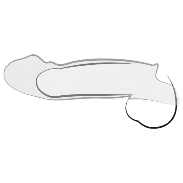 Crystal Skin - capa peniana extensora - silicone realista